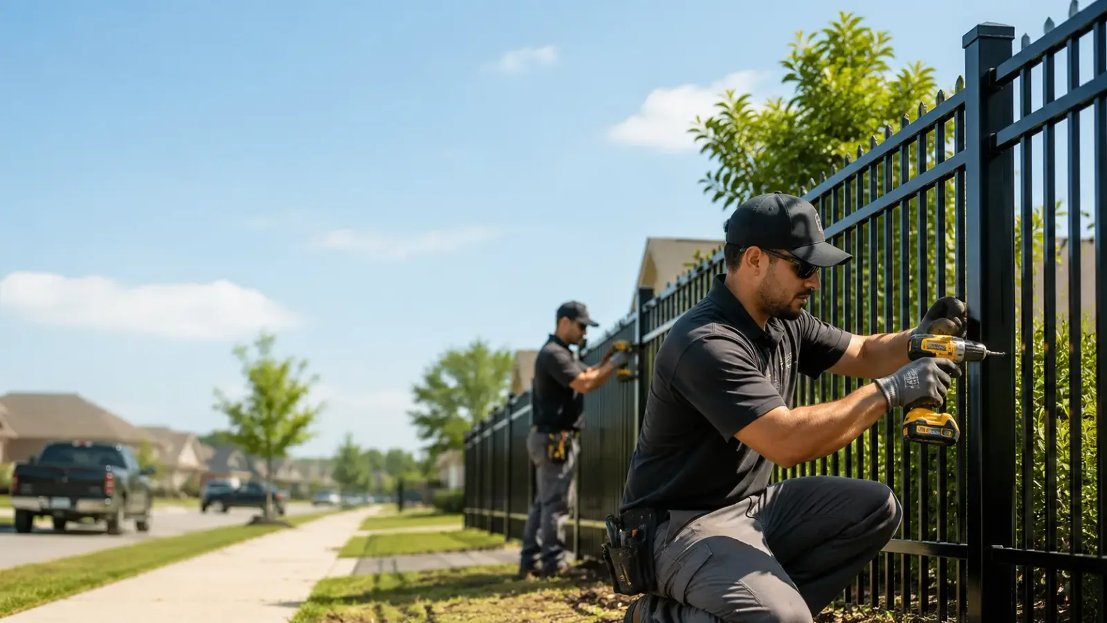Metal Fence Installation in Van Alstyne, TX